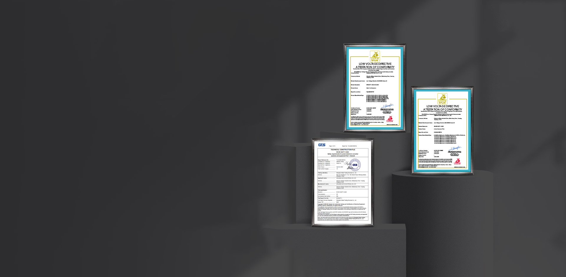 Display di certificatu